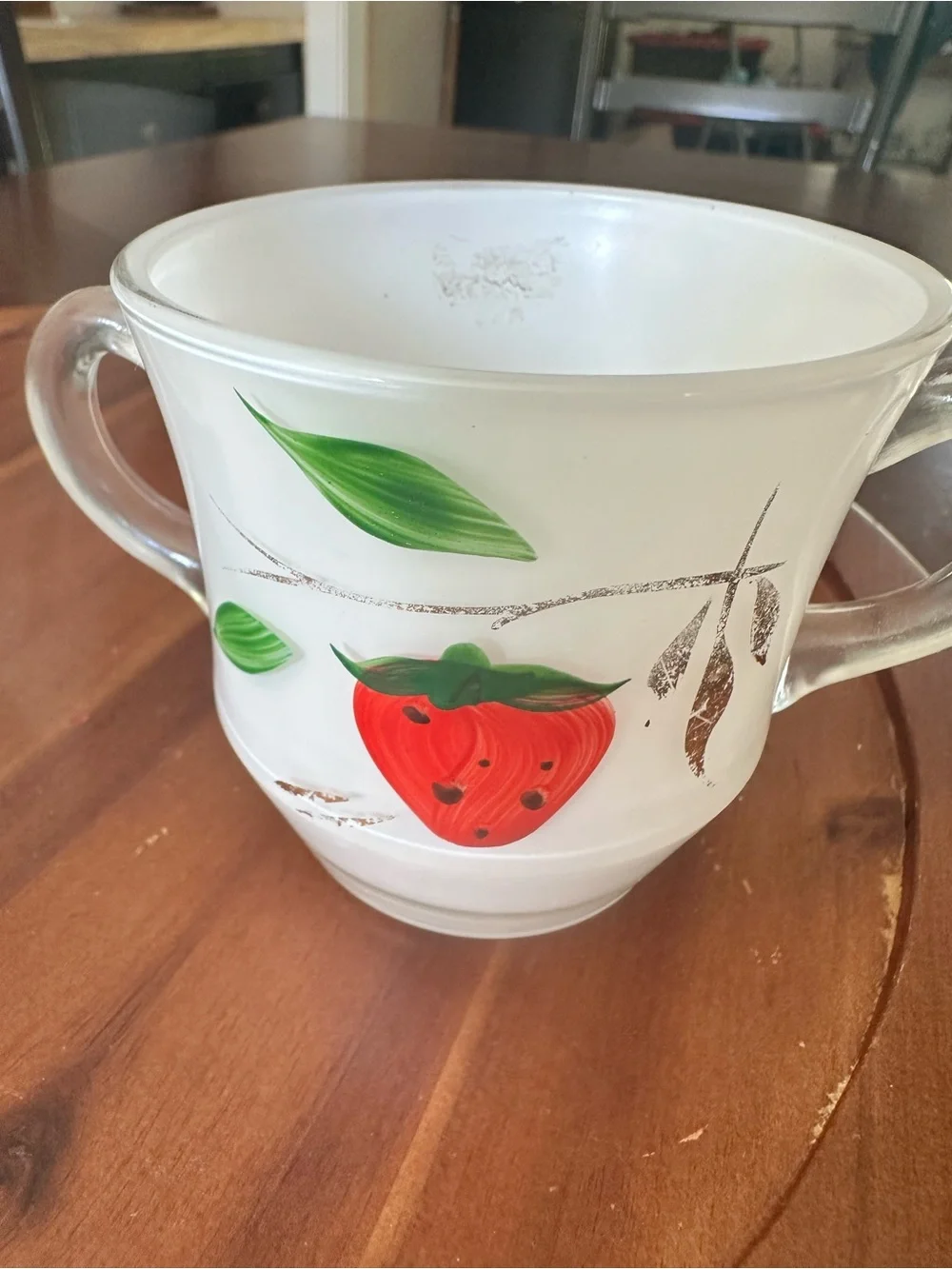 Bartlett-Collins strawberry creamer and sugar set